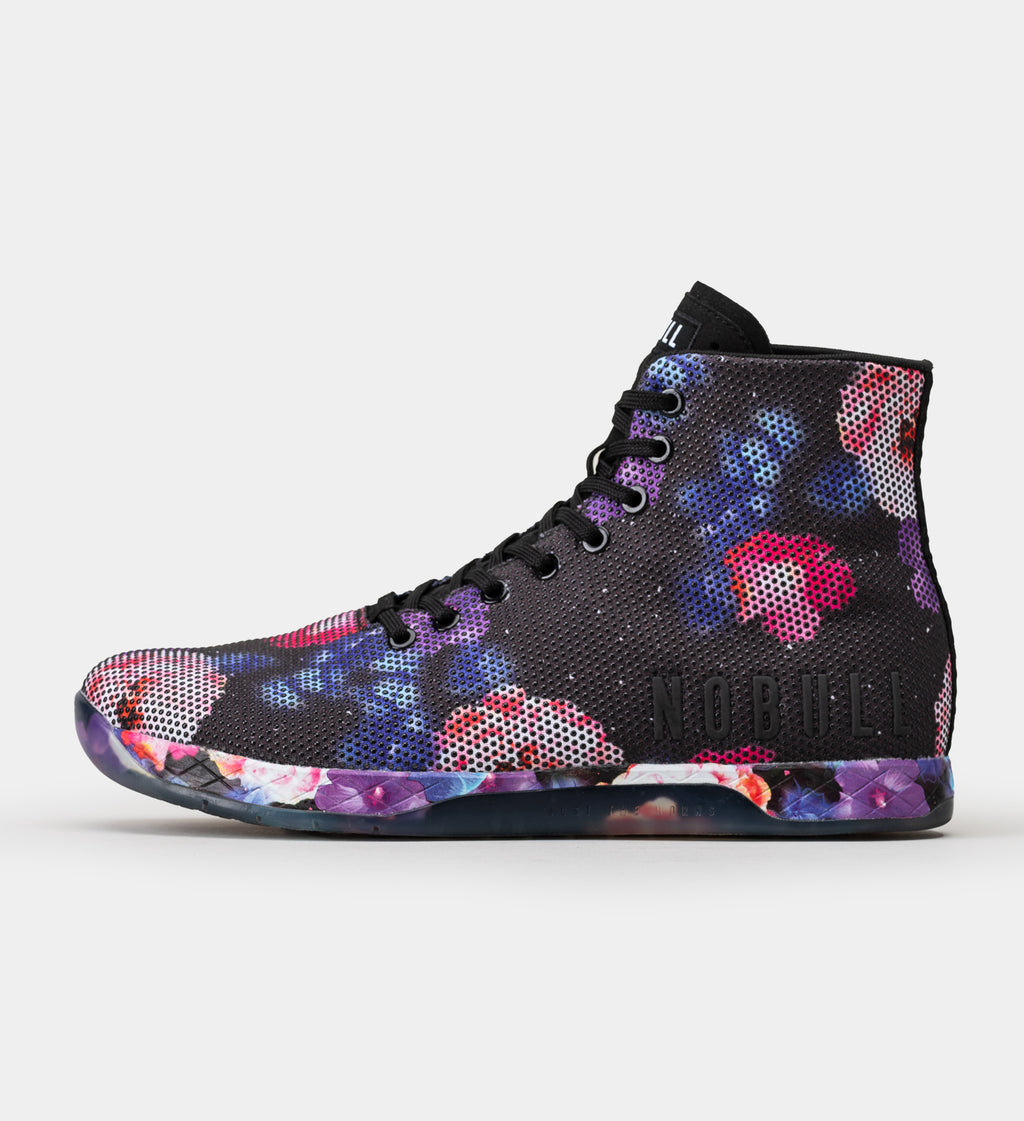 Women's Floral High-Top Trainer