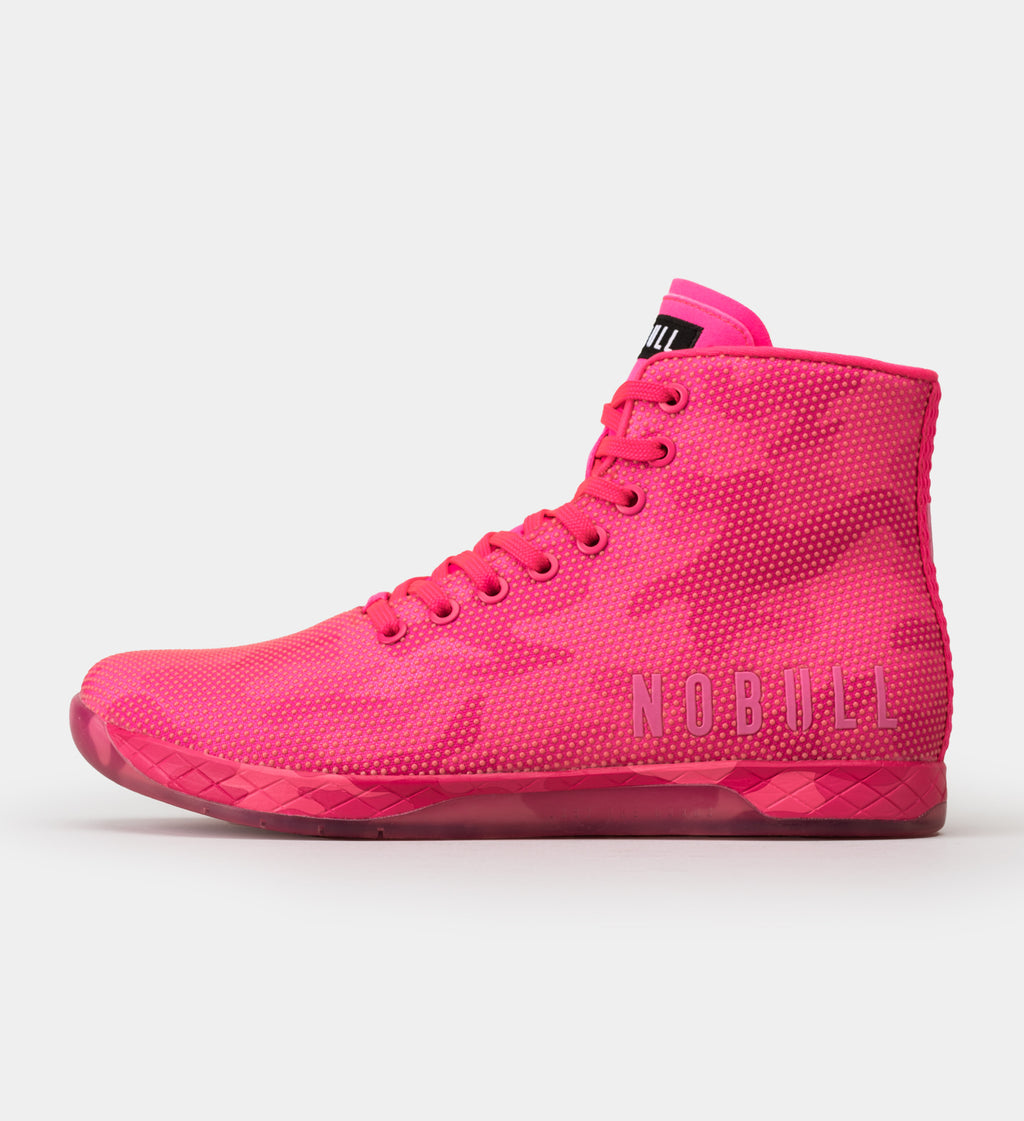 Women's Neon High-Top Trainer